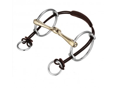 SPRENGER Basic Couro/Fibra Elevadora Fechamento de Bit Bochecha